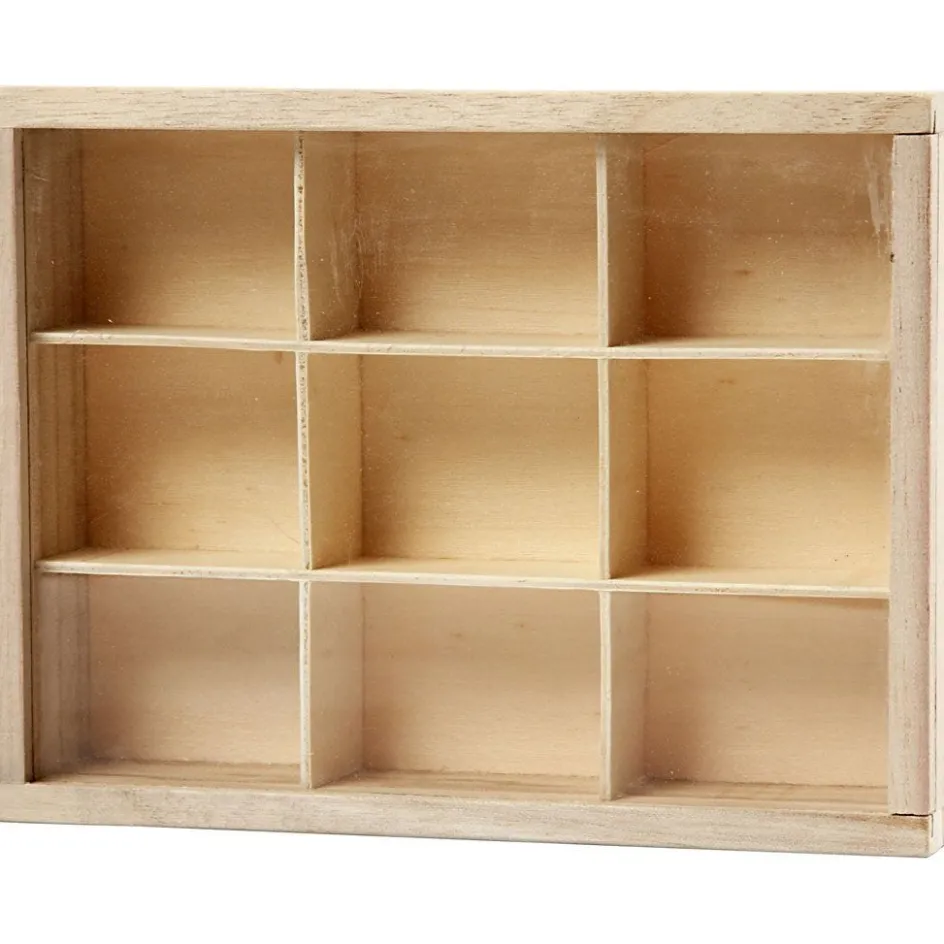 Creativ Company Display Box with Glass Sliding Lid| Boxes And Storage