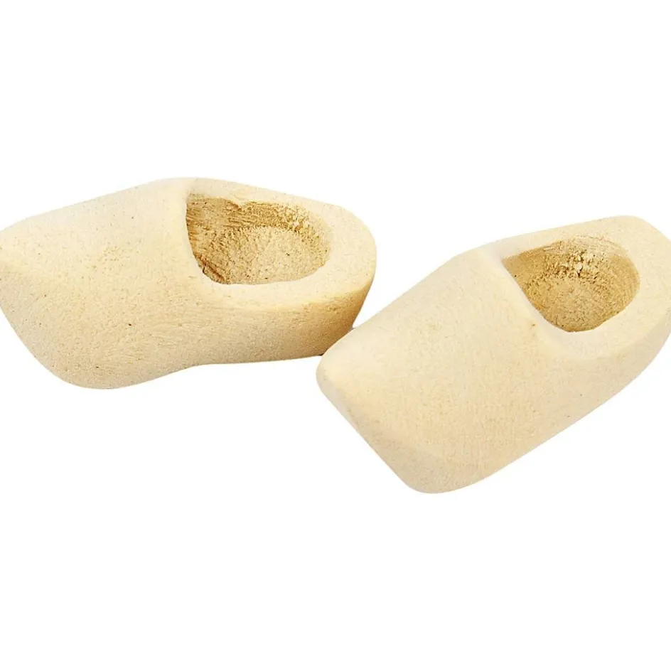 Creativ Company Dutch Wooden Clogs| Miniature