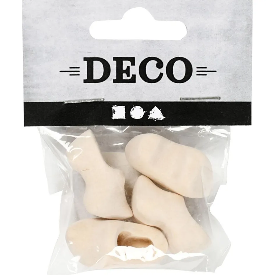 Creativ Company Dutch Wooden Clogs| Miniature