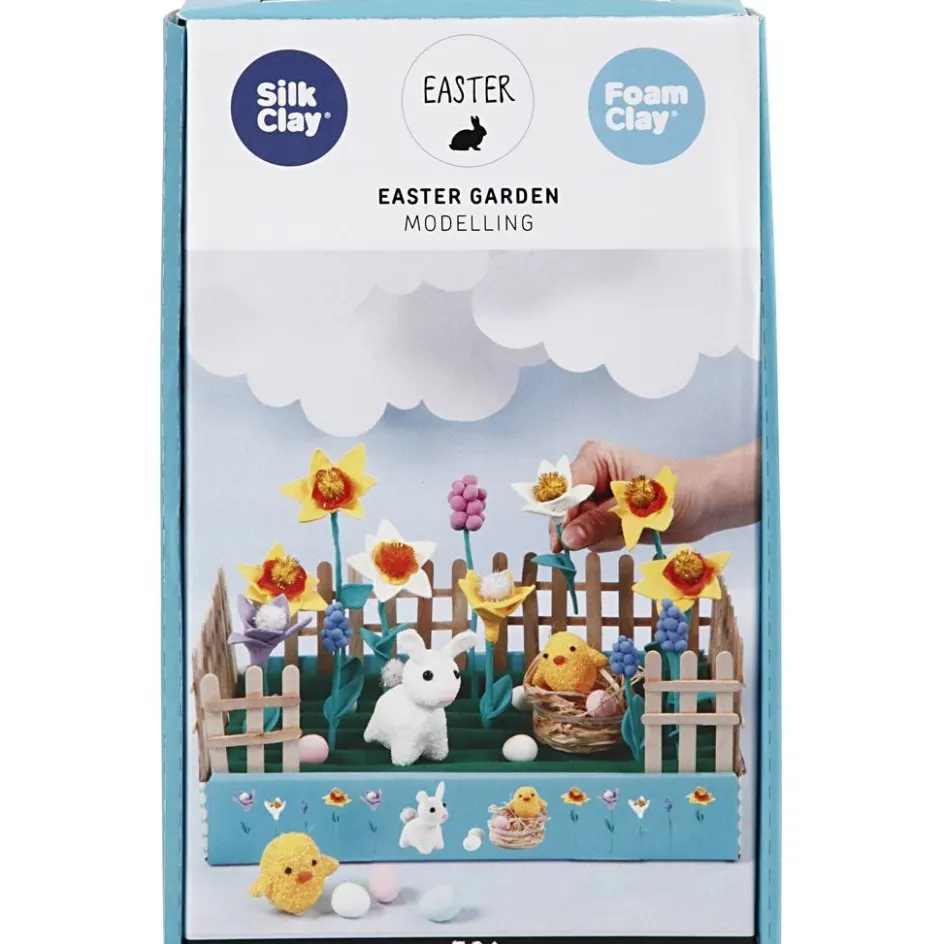 Silk Clay Easter Garden| Air Drying Clay And Modelling Compounds|Diy-Kits, Modelling And Casting