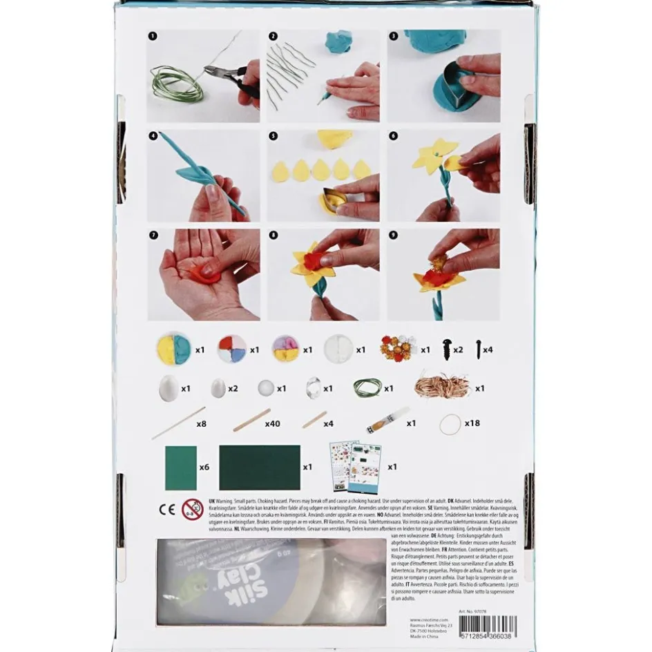 Silk Clay Easter Garden| Air Drying Clay And Modelling Compounds|Diy-Kits, Modelling And Casting
