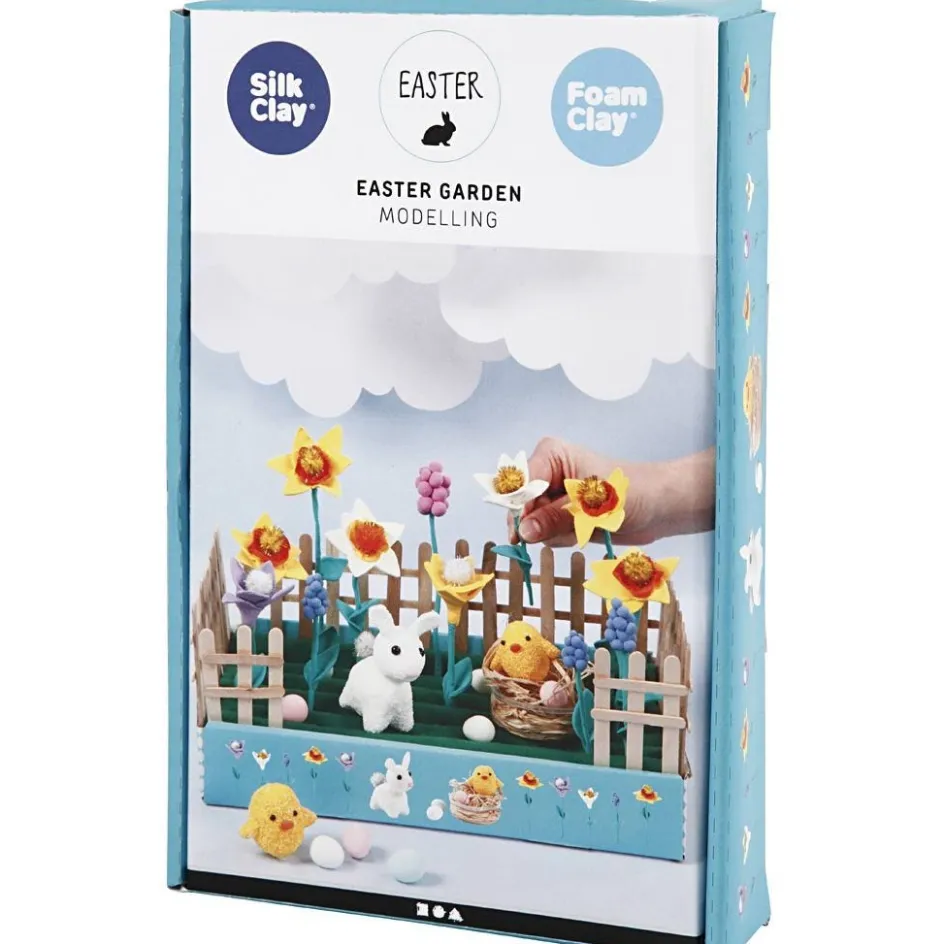 Silk Clay Easter Garden| Air Drying Clay And Modelling Compounds|Diy-Kits, Modelling And Casting