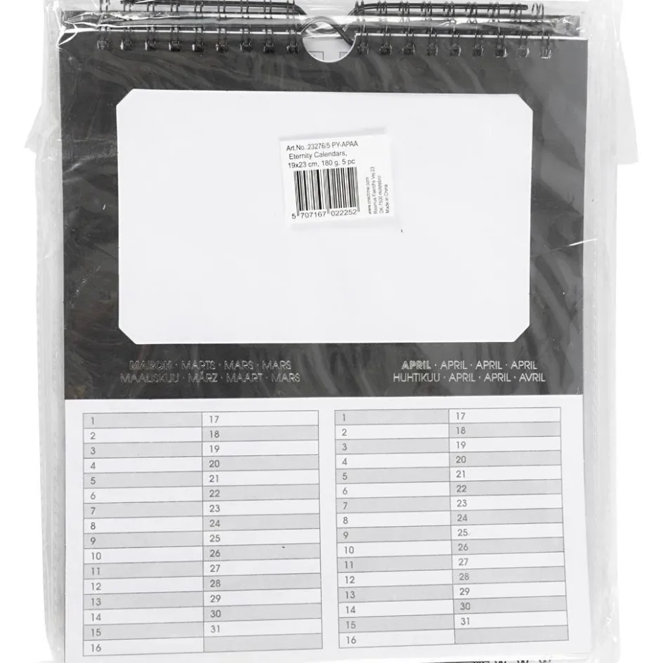 Creativ Company Eternity Calendars| Calendars, Notebooks And Colouring Books