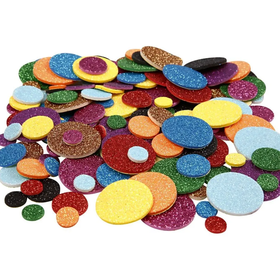 Creativ Company EVA Foam Circles| Basic Items And Tools|Small Decorations