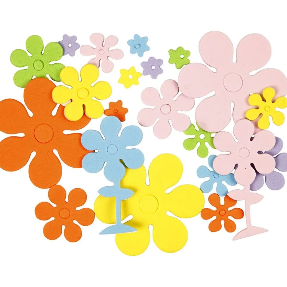 Creativ Company EVA Foam Flowers| Small Decorations