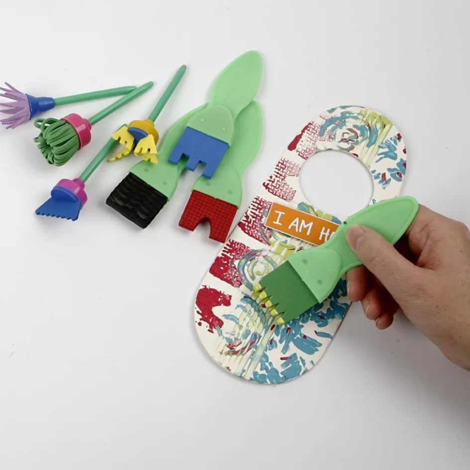 Creativ Company EVA Foam Paint Brushes| Brushes, Spatulas And Pallets