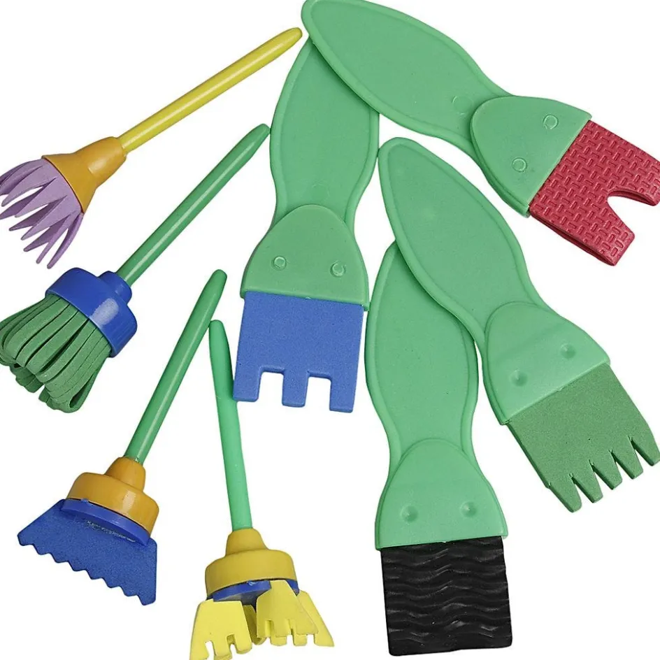 Creativ Company EVA Foam Paint Brushes| Brushes, Spatulas And Pallets
