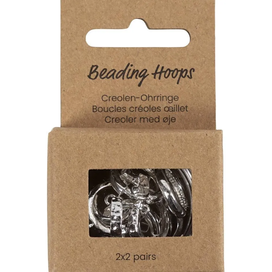 Creativ Company Eye hoop earrings| Jewellery Making Elements