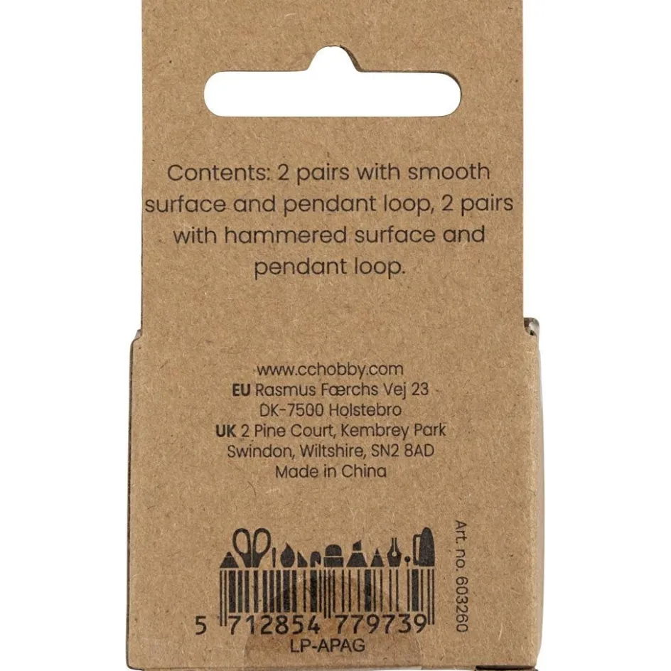 Creativ Company Eye hoop earrings| Jewellery Making Elements