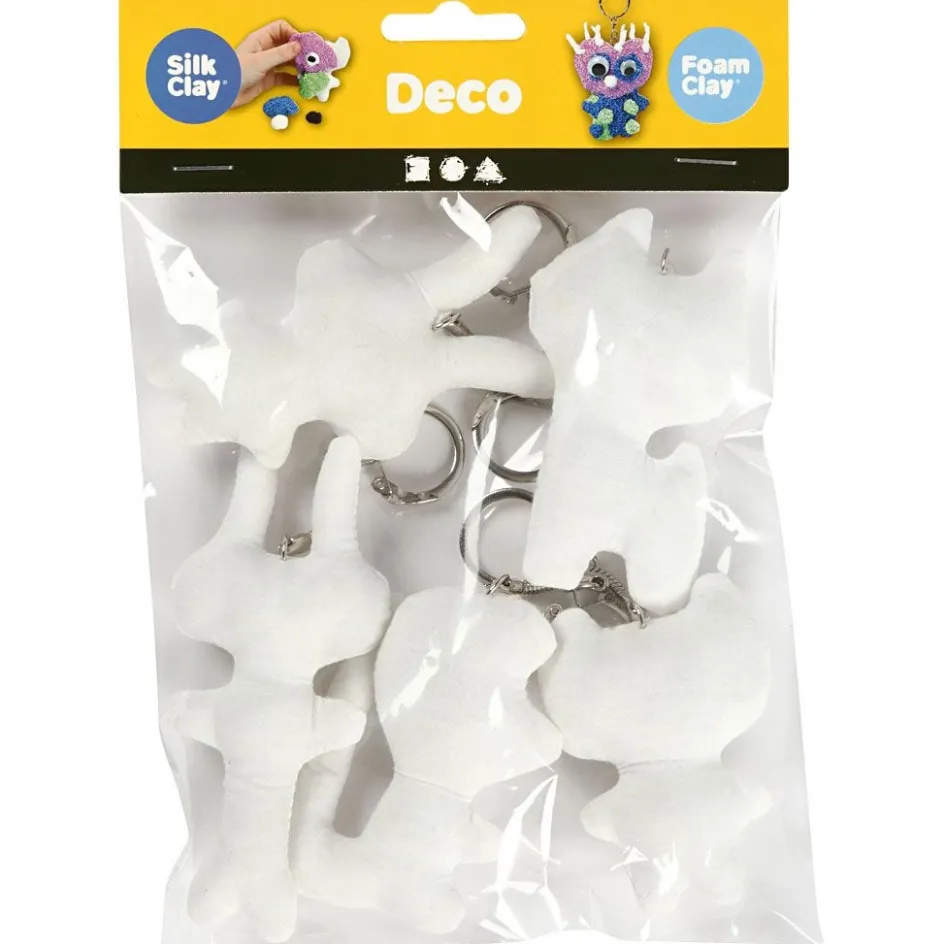 Creativ Company Fabric Figures with key rings| Finished Articles