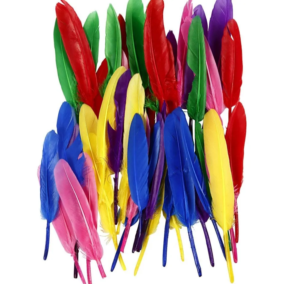 Creativ Company Feathers| Feathers, Pom-Poms And Pipe Cleaners
