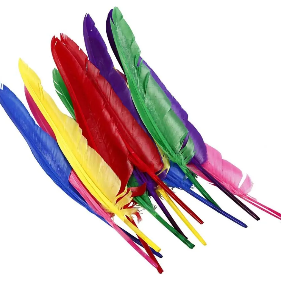Creativ Company Feathers| Feathers, Pom-Poms And Pipe Cleaners