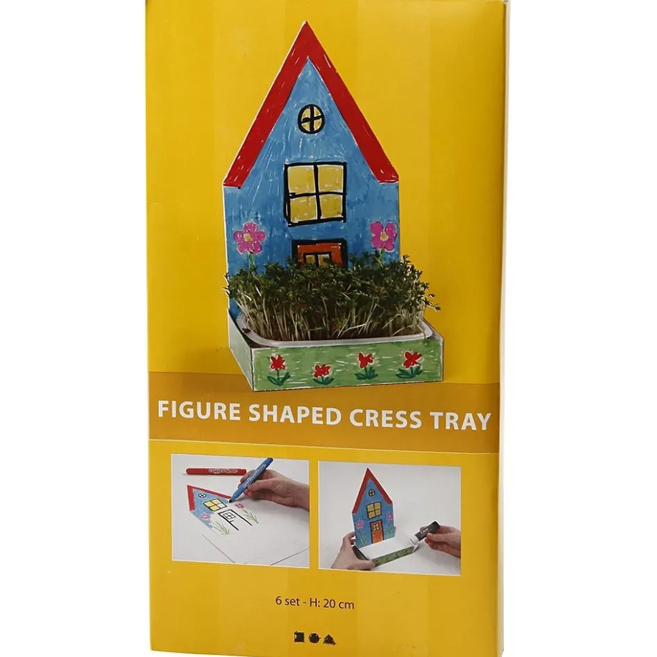 Creativ Company Figure Shaped Cress Trays| Paper Decorations And Paper Figures