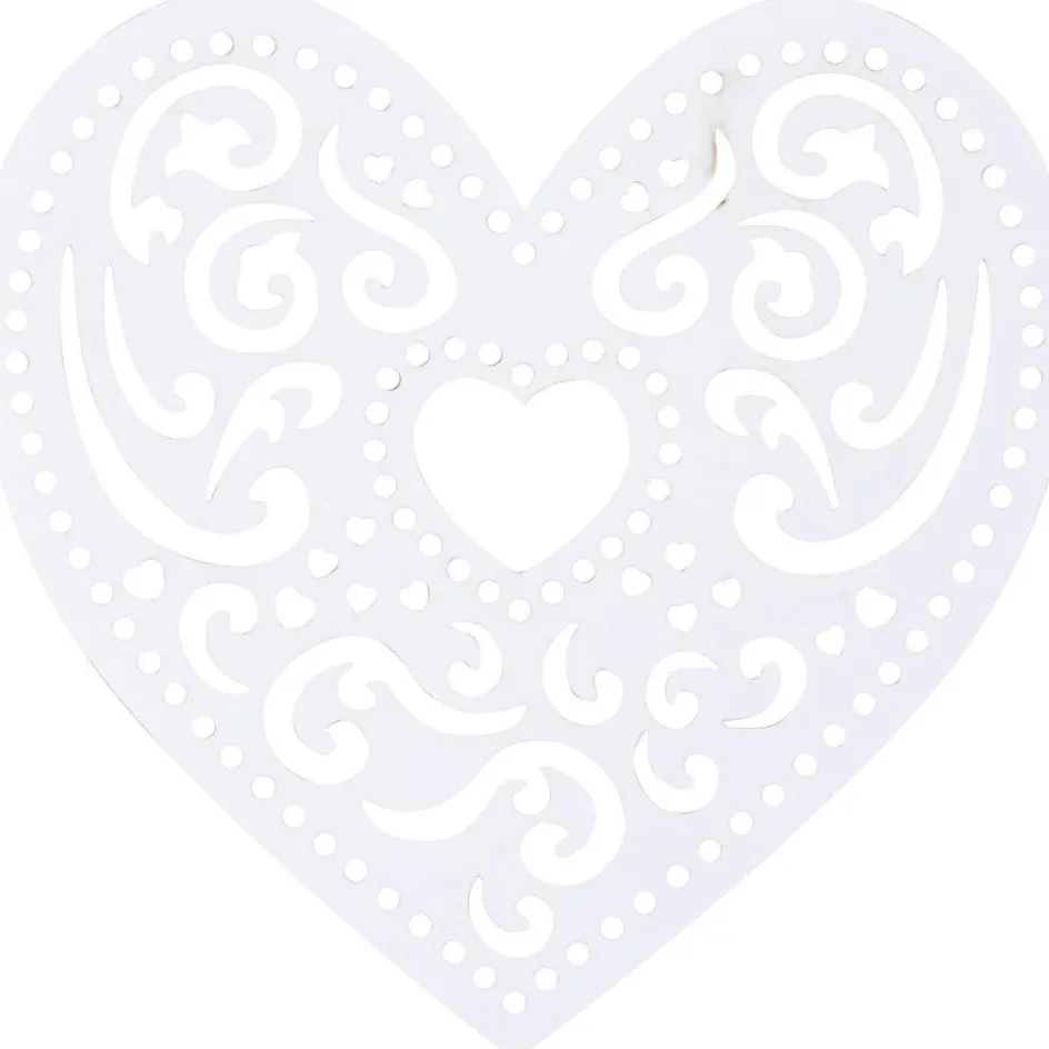 Creativ Company Filigree Heart| Paper Decorations And Paper Figures