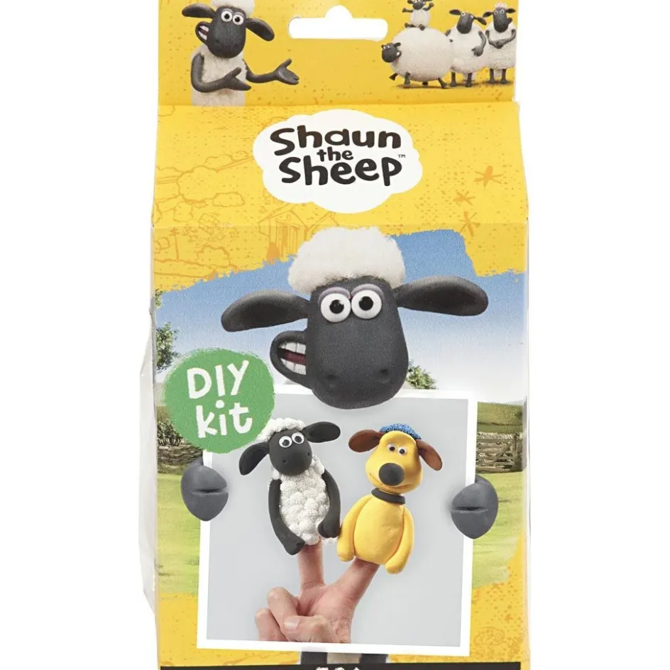 Shaun the Sheep Finger puppets| Air Drying Clay And Modelling Compounds|Diy-Kits, Modelling And Casting