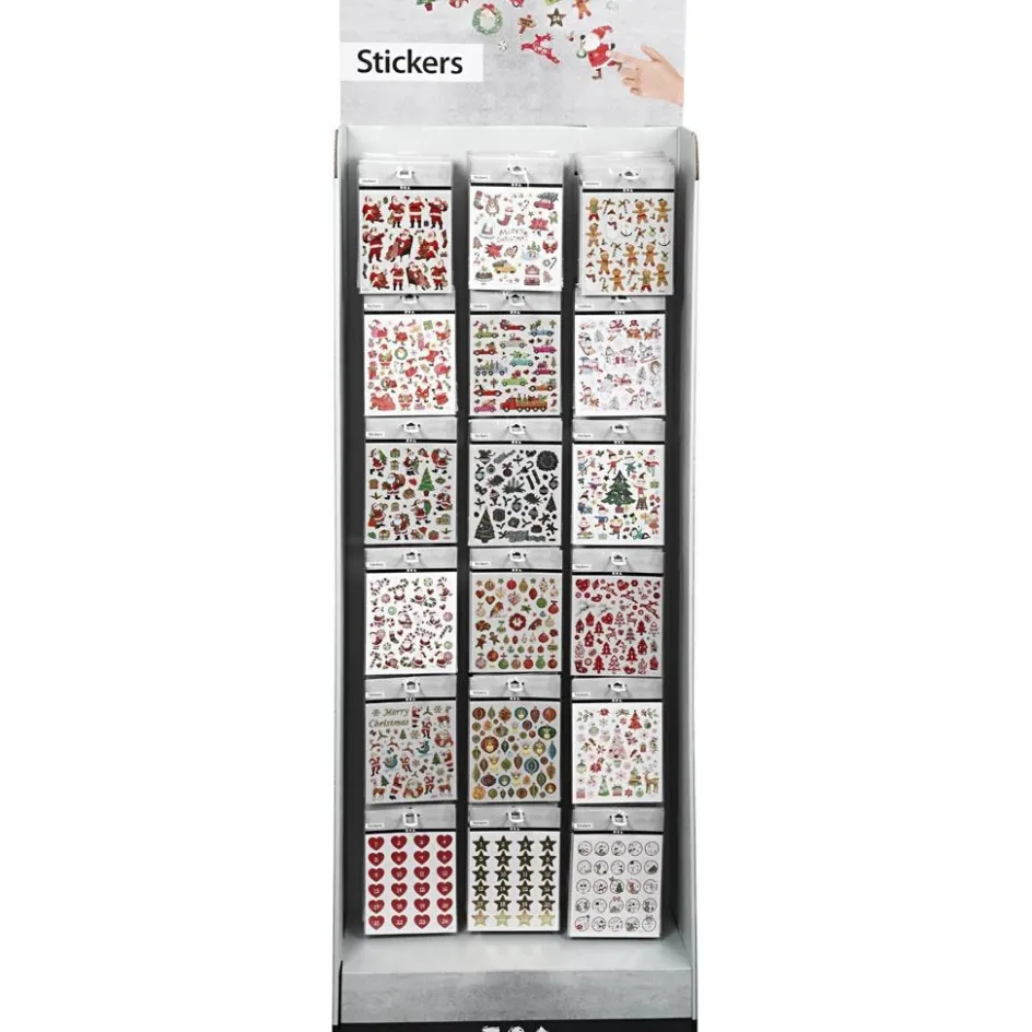 Creativ Company Floor display with stickers| Stickers And Vintage Die-Cuts