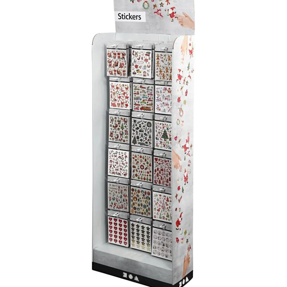 Creativ Company Floor display with stickers| Stickers And Vintage Die-Cuts