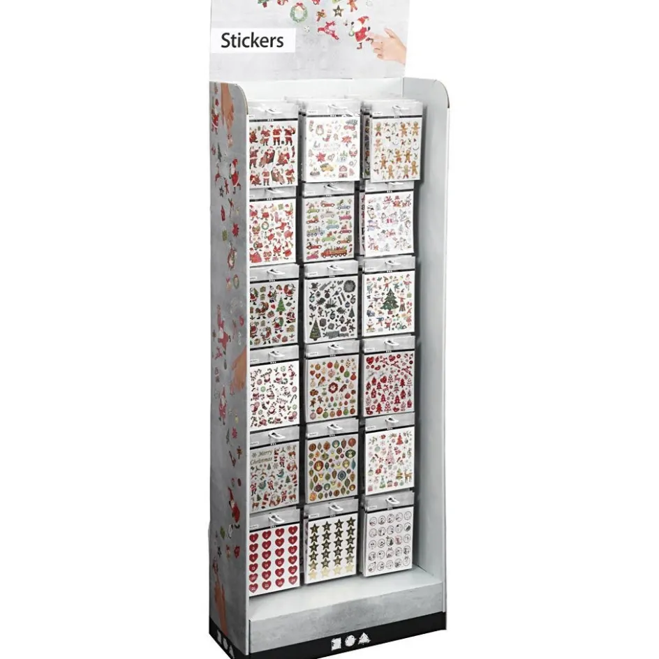 Creativ Company Floor display with stickers| Stickers And Vintage Die-Cuts