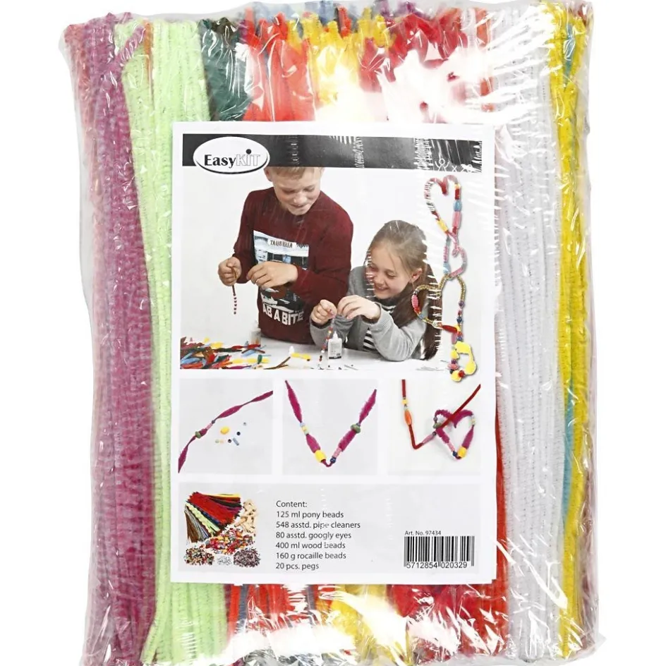 Creativ Company Fun with pegs and pipe cleaners| Feathers, Pom-Poms And Pipe Cleaners