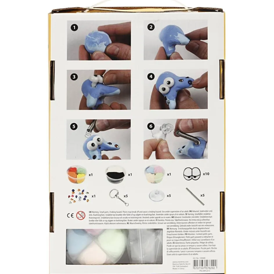 Silk Clay Funny Friends| Air Drying Clay And Modelling Compounds|Diy-Kits, Modelling And Casting