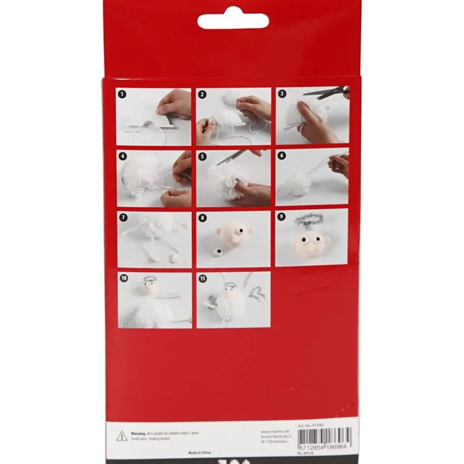 Creativ Company Funny Friends| Advent Gifts And Calendar Gifts|Weaving, Rug Making And Pom Poms