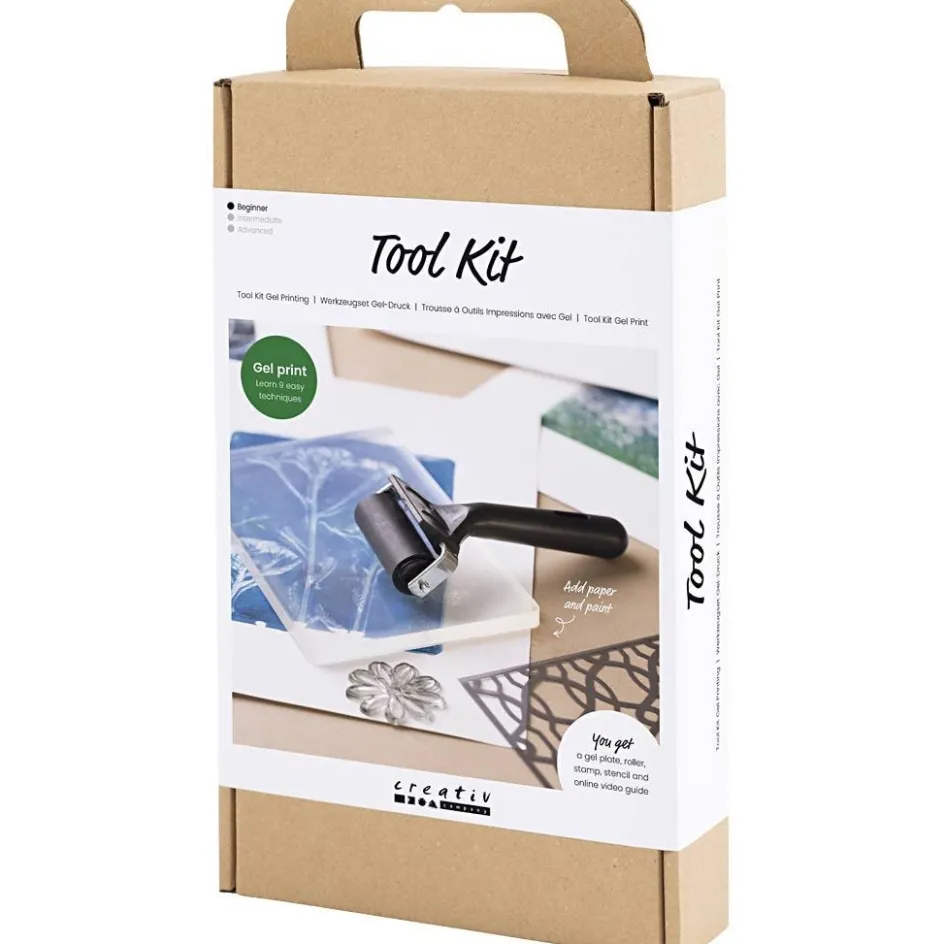 Creativ Company Gel Printing Tool Kit| Diy-Kits, Paints And Painting Accessories
