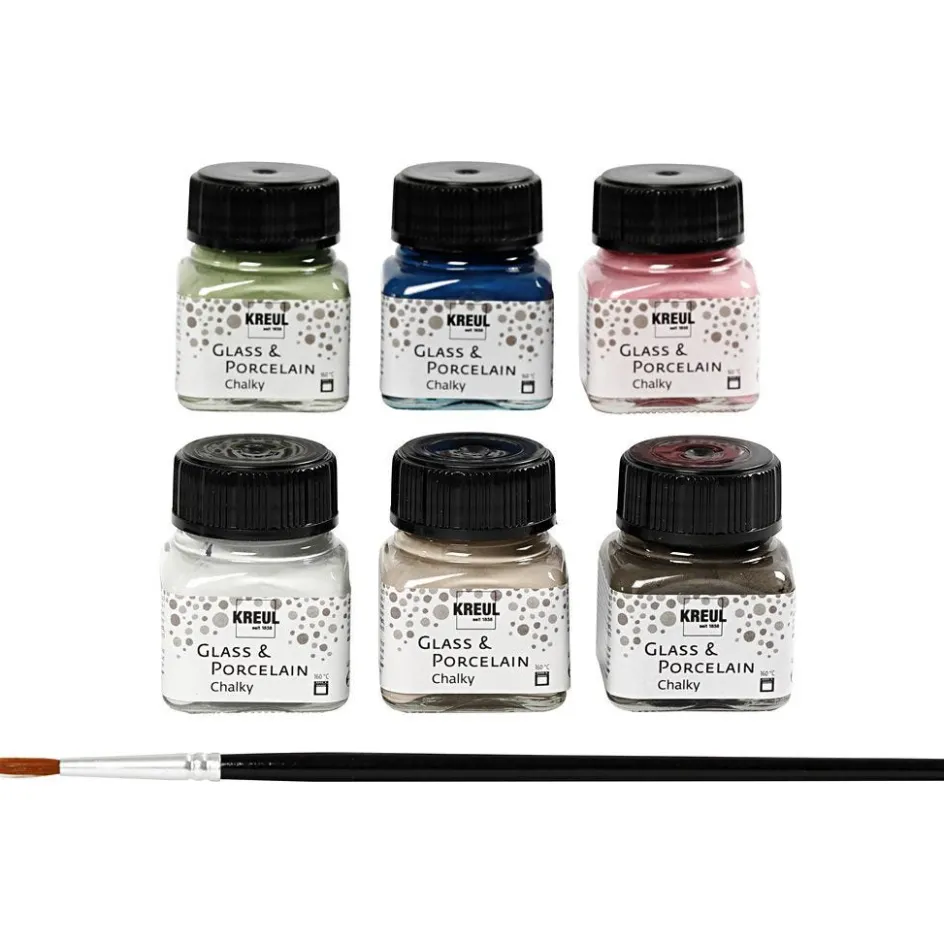 Kreul Glass & Porcelain Paint| Porcelain And Glass Decoration (Washable)