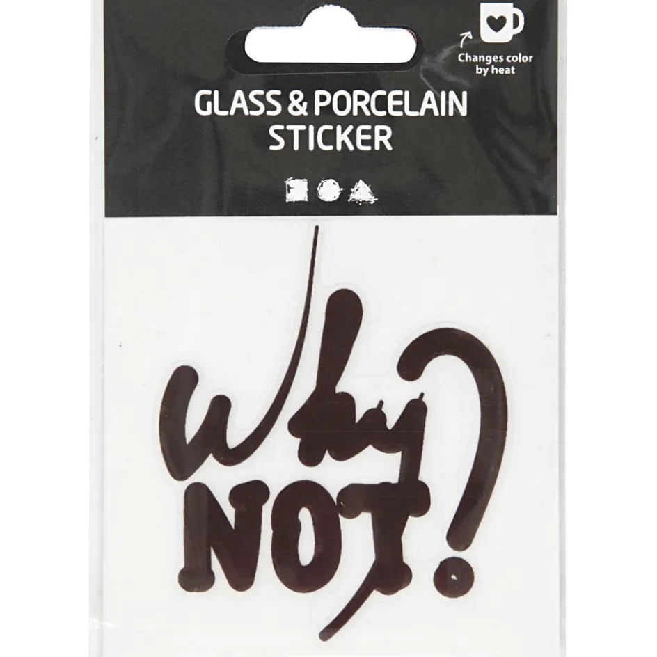 Creativ Company Glass & porcelain sticker| Porcelain And Glass Decoration (Wipeable)