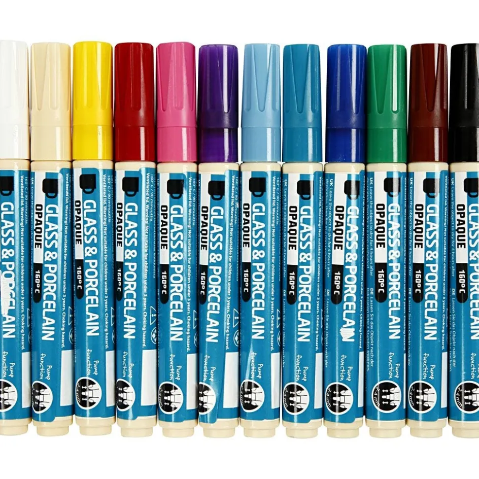 Creativ Company Glass and porcelain marker| Paints And Painting Accessories|Porcelain And Glass Decoration (Washable)