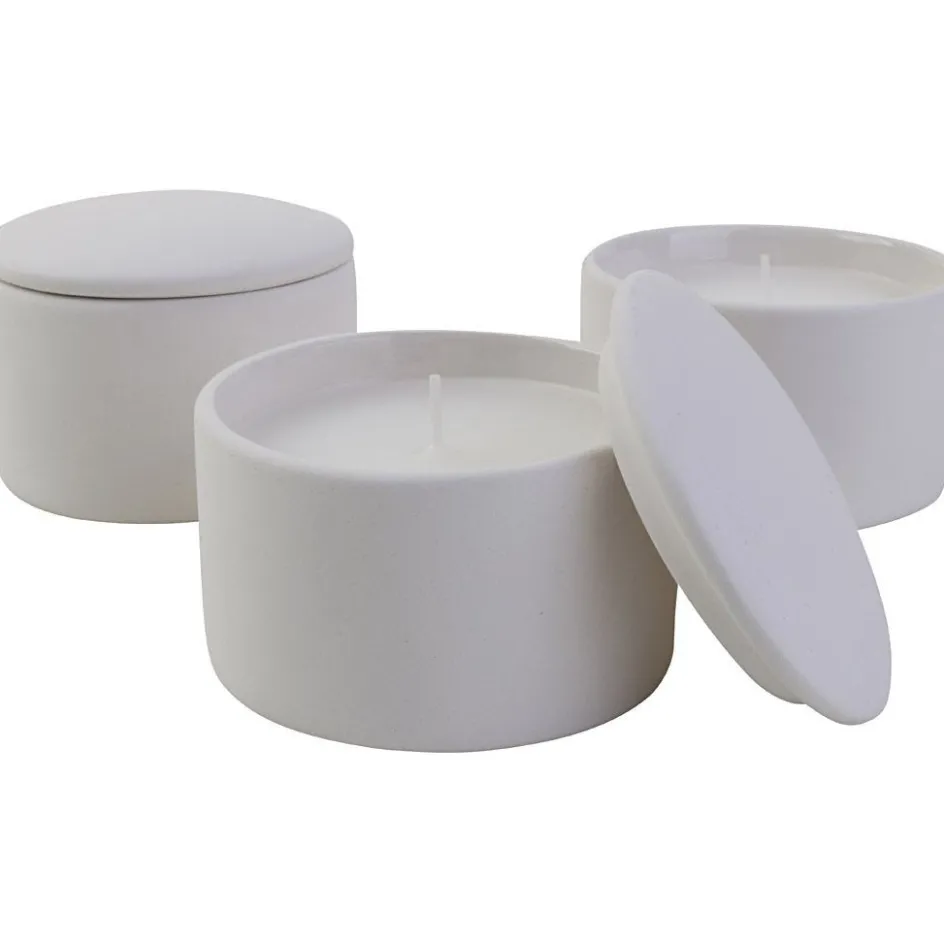 Creativ Company Glass candle jar incl. candle| Home Furnishings