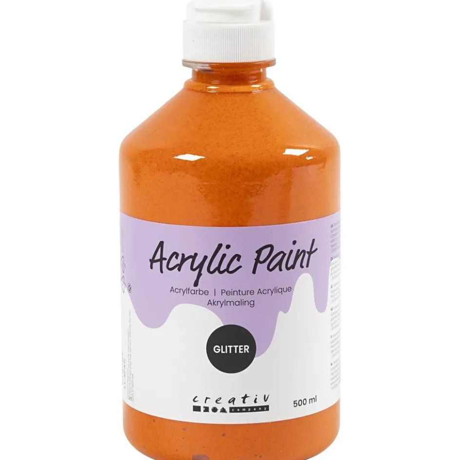Creativ Company Glitter Acrylic Paint| Paints And Painting Accessories|Children'S Paint