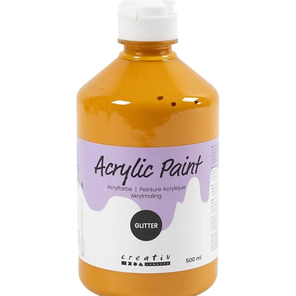 Creativ Company Glitter Acrylic Paint| Paints And Painting Accessories|Children'S Paint