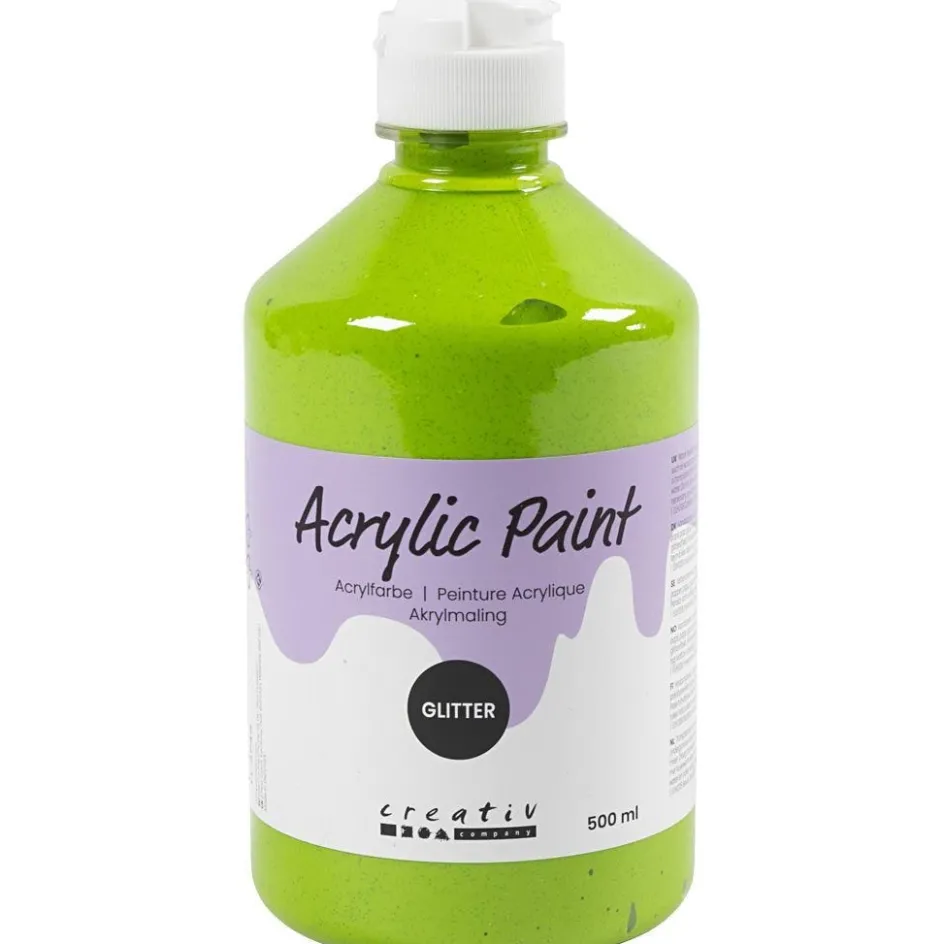 Creativ Company Glitter Acrylic Paint| Paints And Painting Accessories|Children'S Paint
