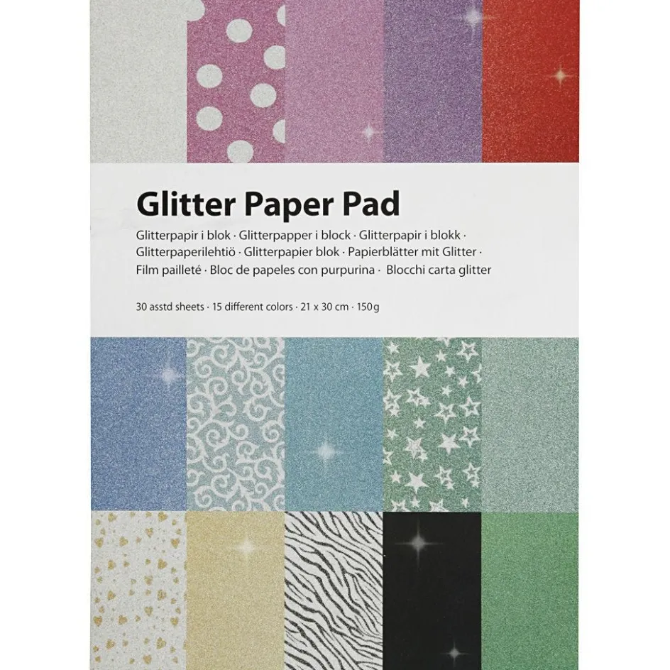 Creativ Company Glitter Paper Pad| Paper And Card