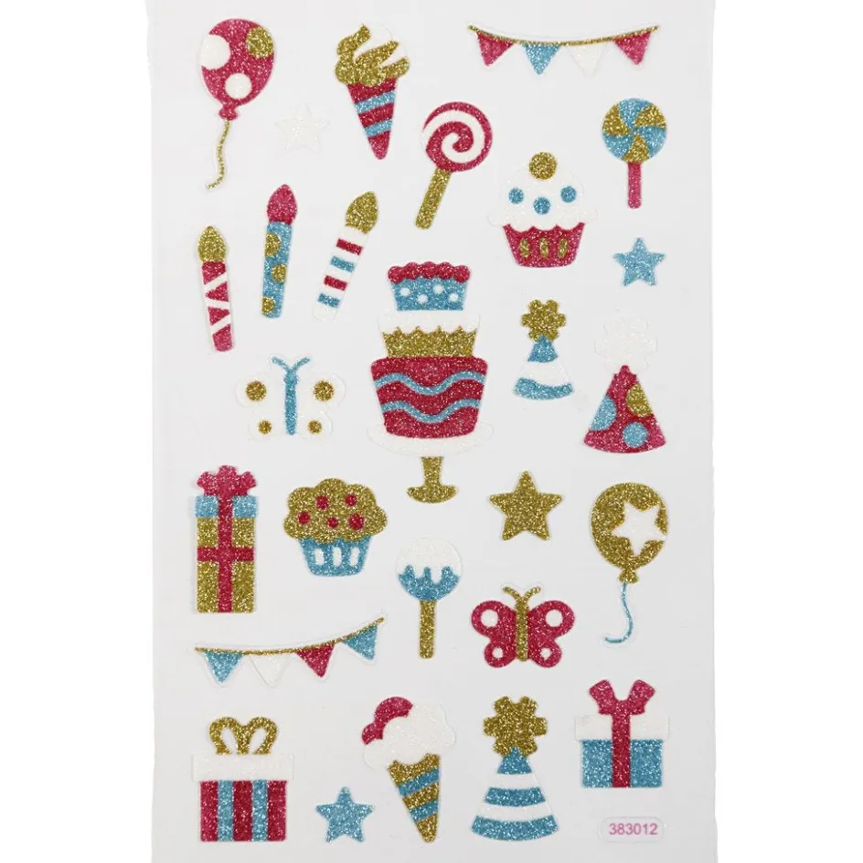 Creativ Company Glitter Stickers| Stickers And Vintage Die-Cuts