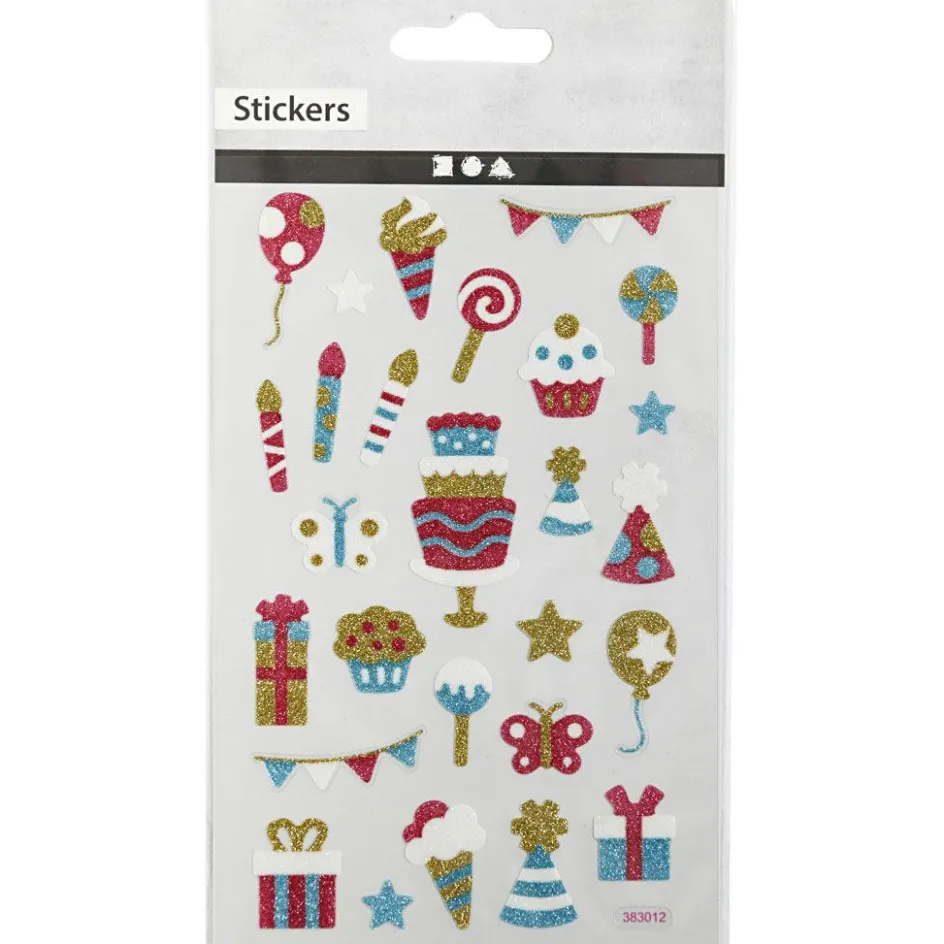 Creativ Company Glitter Stickers| Stickers And Vintage Die-Cuts