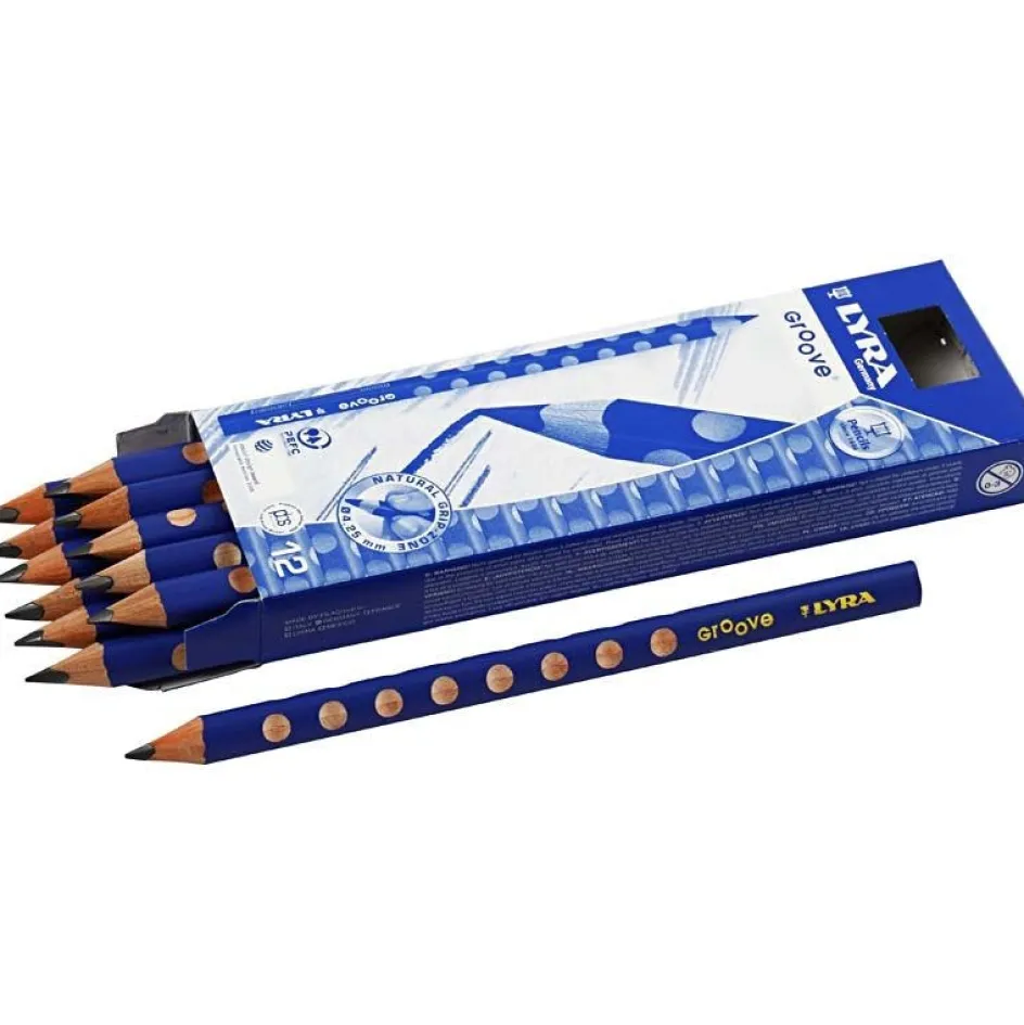 Lyra Groove Graphite Pencils| Pencils And Chalks