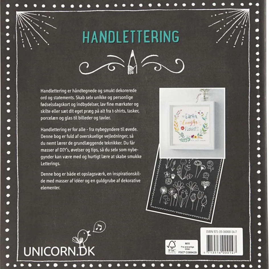 Creativ Company Hand Lettering - 1000 Ideas| Calendars, Notebooks And Colouring Books