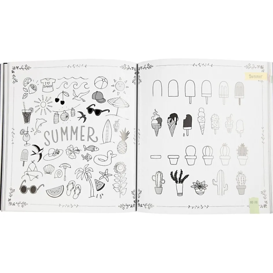 Creativ Company Hand Lettering - 1000 Ideas| Calendars, Notebooks And Colouring Books