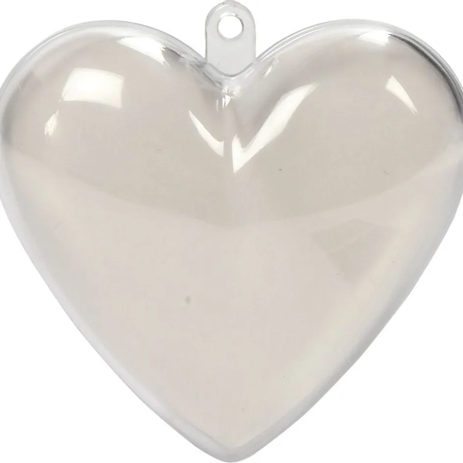 Creativ Company Heart-Shaped Baubles to Decorate| Figures, Eggs And Animals For Decorating