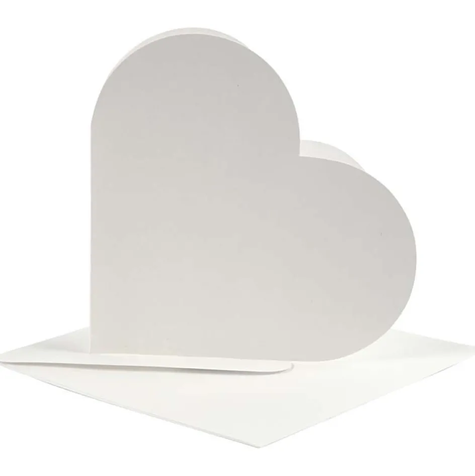 Creativ Company Heart-Shaped Cards| Cards And Envelopes