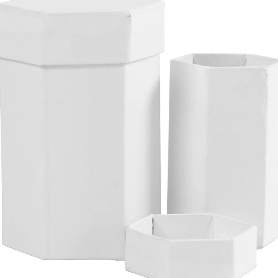 Creativ Company Hexagonal boxes| Boxes And Storage