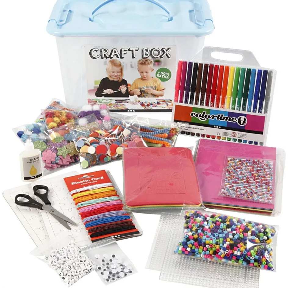 Creativ Company Hobby Box| Diy-Kits, Basic Items And Tools