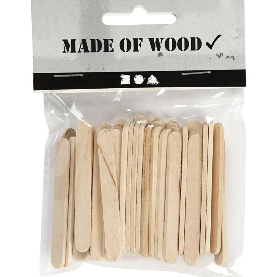 Creativ Company Ice lolly sticks| Lolly Sticks And Construction Tools