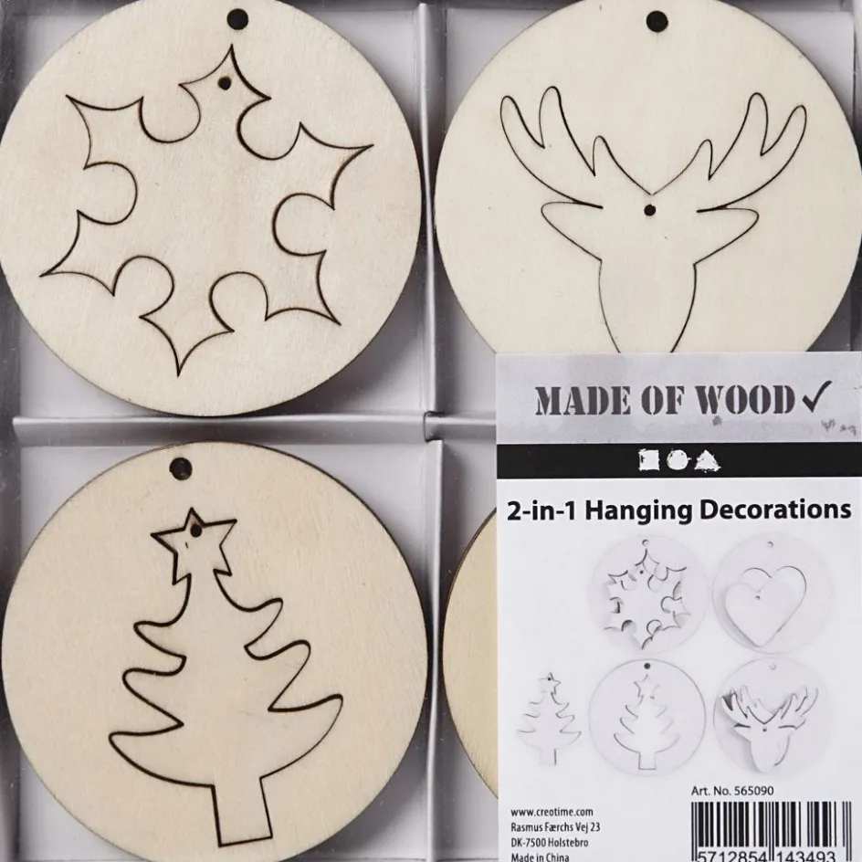 Creativ Company 2-in-1 Hanging Decorations| Figures, Eggs And Animals For Decorating