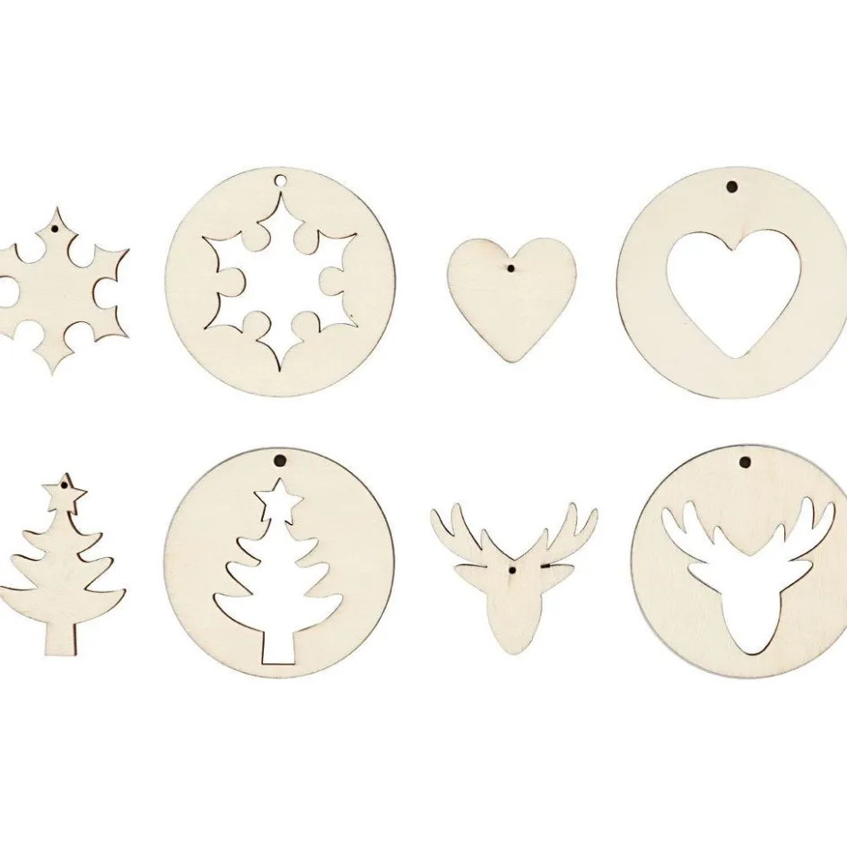 Creativ Company 2-in-1 Hanging Decorations| Figures, Eggs And Animals For Decorating