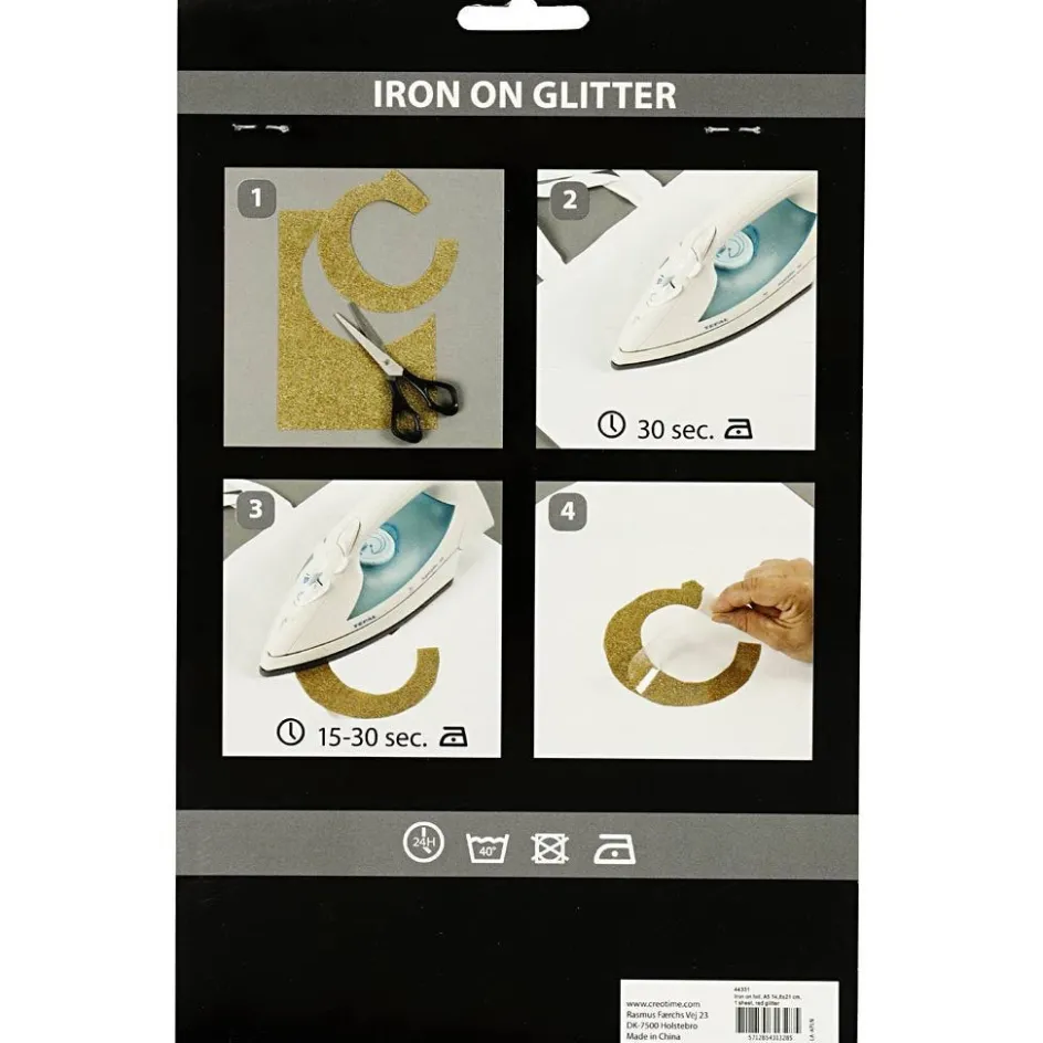 Creativ Company Iron On Foil| Textile Decoration
