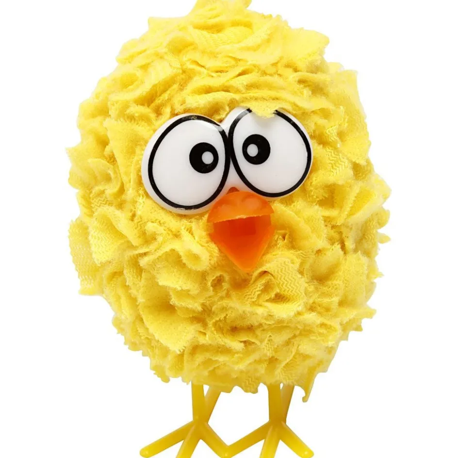 Creativ Company Kit To make Easter Chicks| Basic Items And Tools|Feathers, Pom-Poms And Pipe Cleaners
