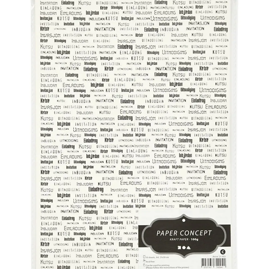 Creativ Company Kraft Paper| Paper And Card