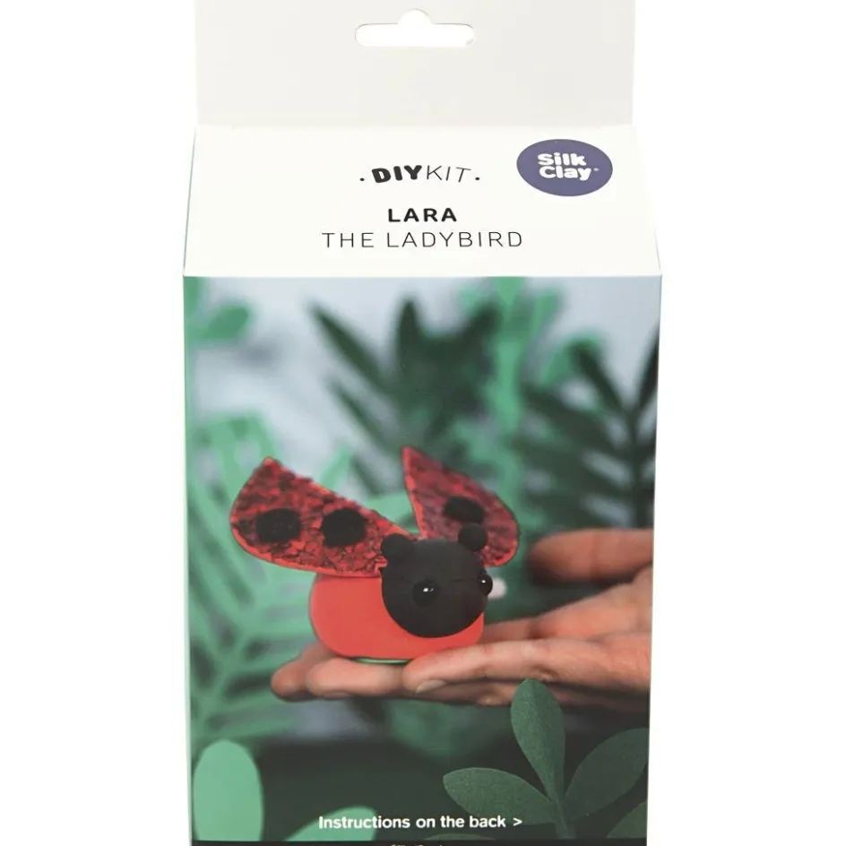 Silk Clay Lara the ladybug| Advent Gifts And Calendar Gifts|Air Drying Clay And Modelling Compounds
